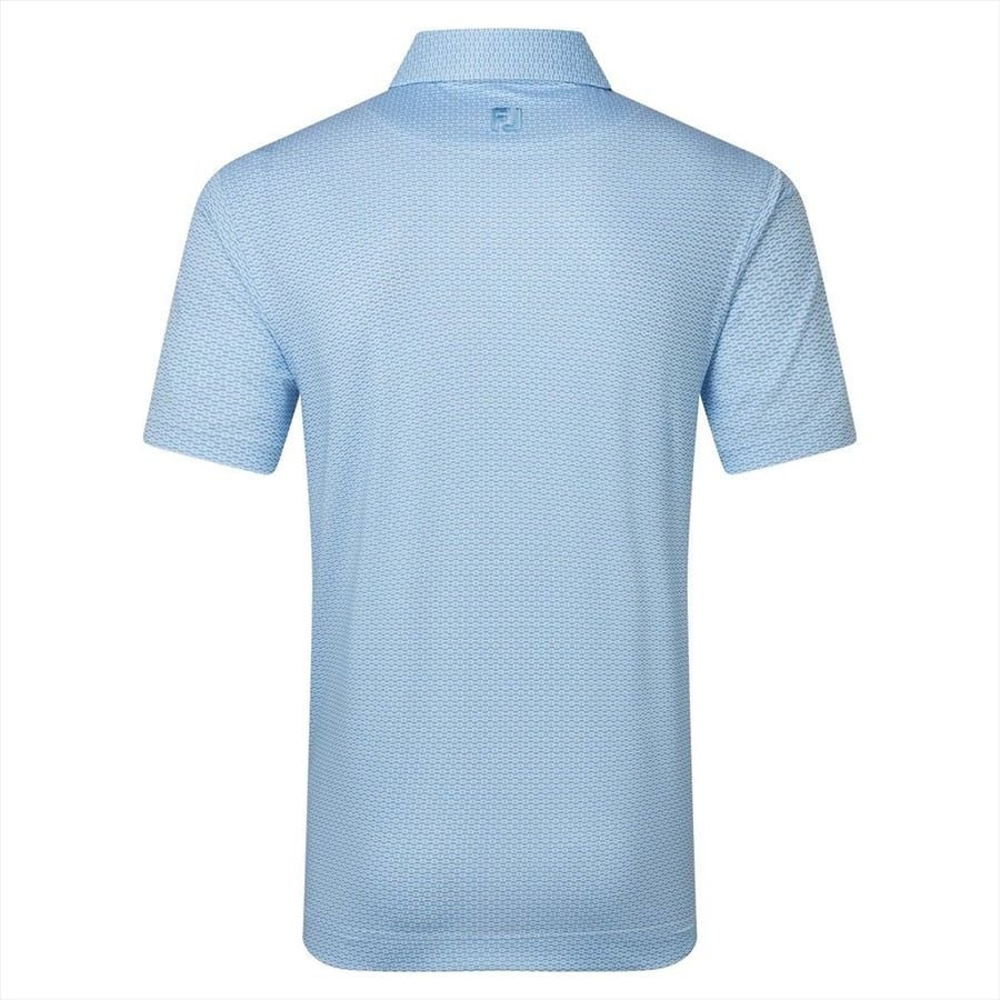 Áo Golf Nam Tay Ngắn Nautical Flag Print Lisle Self Collar 39481 | Foo