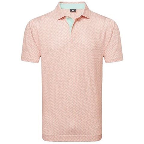 Áo Golf Nam Tay Ngắn Citrus Print Lisle, Self Collar 32594  | FootJoy