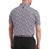 Áo Golf Tay Ngắn Meadow Print Lisle Self Collar 39451 | Foo