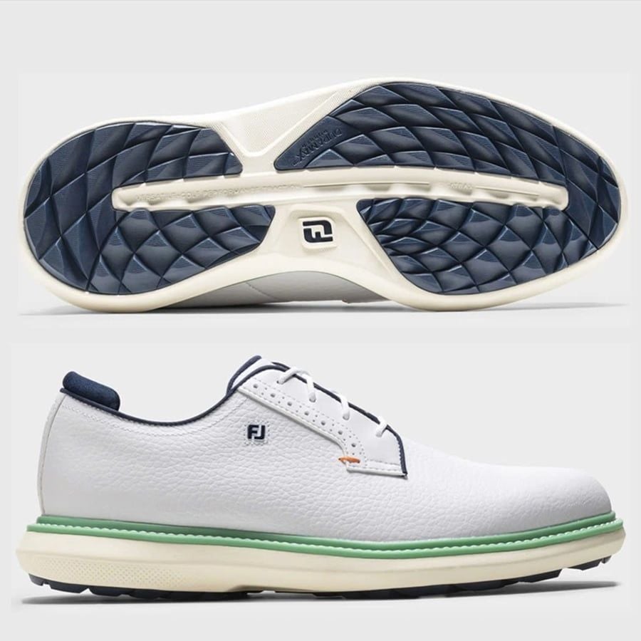 Giày Golf Nam FF M TRADITIONS WHT/NVY/TEL 57975 | FootJoy