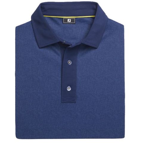 Áo Golf Nam Tay Ngắn Tonal Texture Print Pique, Spread Collar 32679 | FootJoy