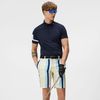 Quần shorts golf nam Tim Print Shorts Painted Stripe Wax Yellow GMPA08
