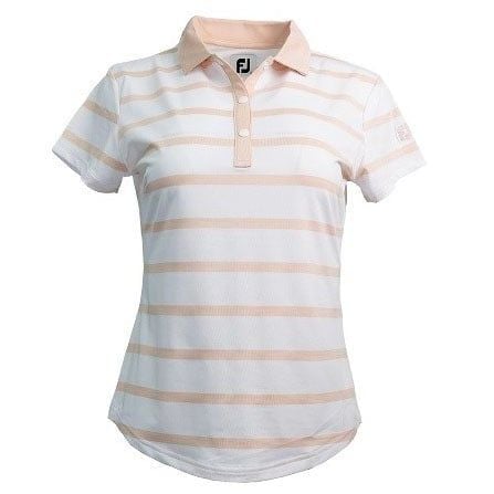 Áo golf nữ tay ngắn Cap Sleeve Spacedye Stripe Shirt 82315 MEGA SALE | FootJoy