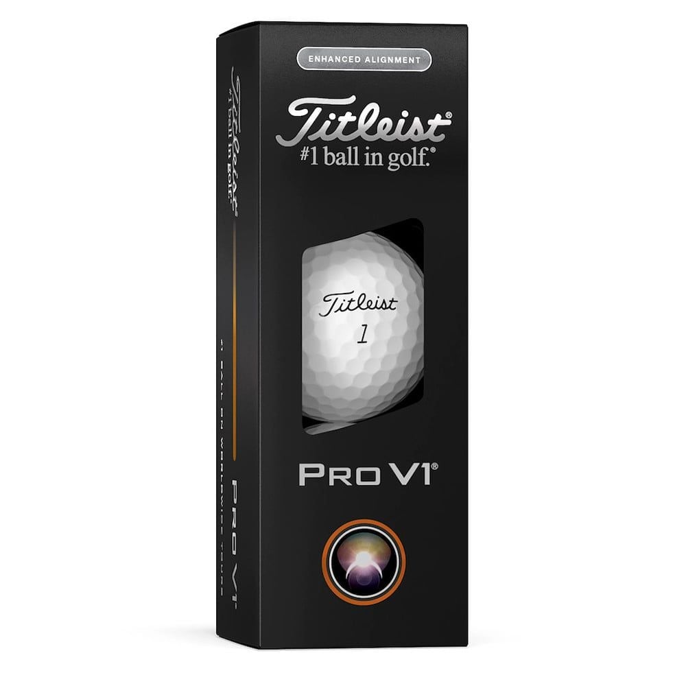 Bóng Golf Pro V1 2025 White ENHANCED ALIGNMENT | Titleist