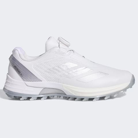 Giày golf nữ ADIZERO ZG LOW CUT BOA SPIKELESS Cloud White / Silver Metallic / Grey Two JS1764 | Adidas