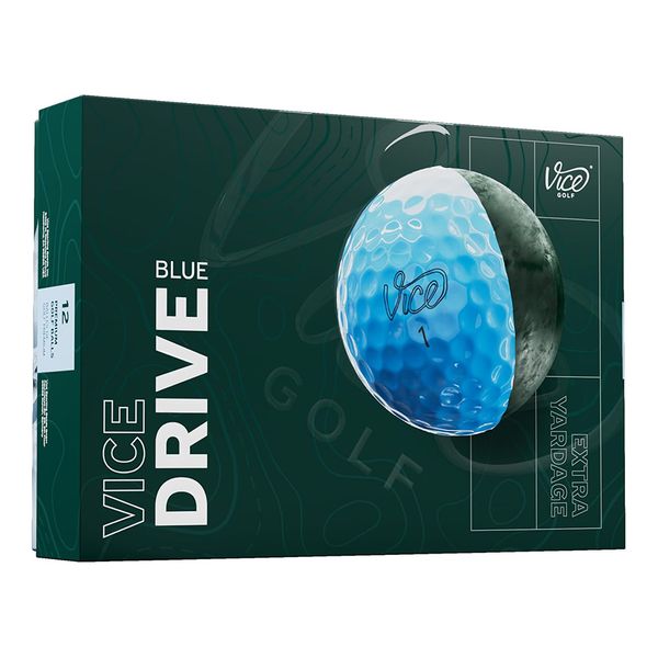 Bóng Golf Vice Drive 2 Lớp Màu BLUE | Vice Golf | MuaBanGolf.com