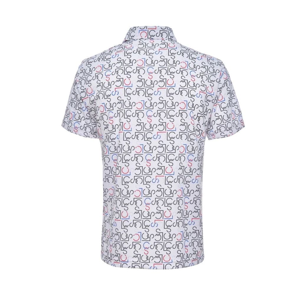 Áo golf tay ngắn nam LG6SHS05MV-WH00 | Le Coq Sportif