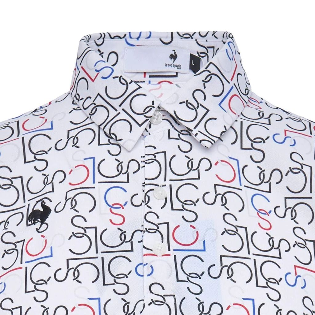 Áo golf tay ngắn nam LG6SHS05MV-WH00 | Le Coq Sportif