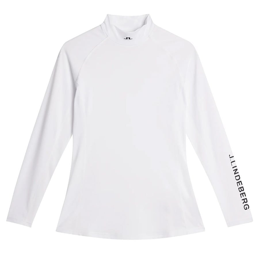 Áo golf nữ tay dài Asa Soft Compression Top White GWJT06333-0000 | J.L