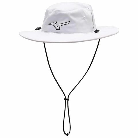 Nón rộng vành UNISEX LOGO HAT WHITE E2MWA23401 | Mizuno