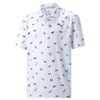 Áo golf tay ngắn trẻ em Mattr Sunnies Polo Boys - Bright Cobalt-QUIET