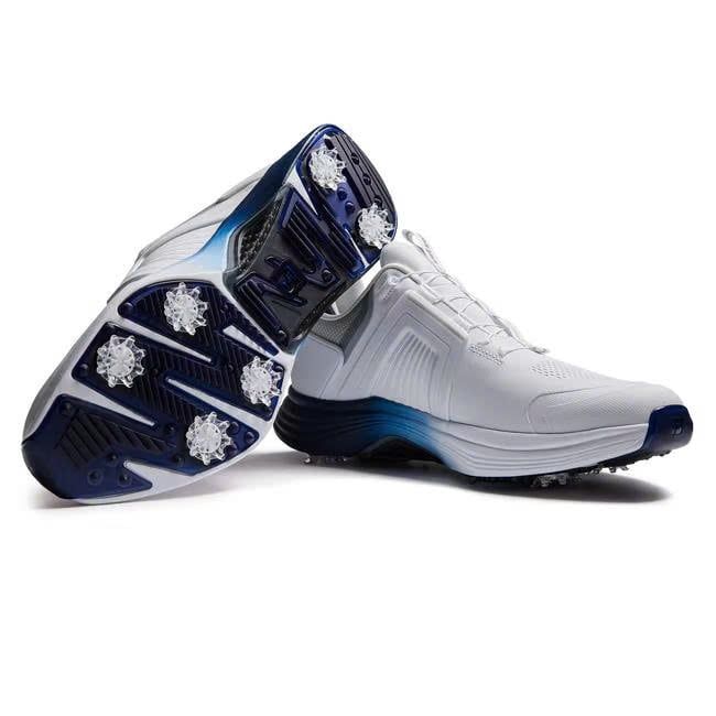 Giày Golf Nam FM M HYPERFLEX C BOA WHITE/ NAVY/ BLUE 55475 | FootJoy