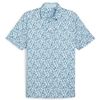 Áo golf tay ngắn nam MATTR Pines Golf Polo - Ocean Tropic - Zen Blue 6