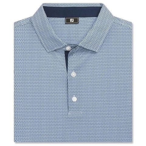 Áo Golf Tay Ngắn FootJoy Tee Geo Print Lisle 37476 | FootJoy