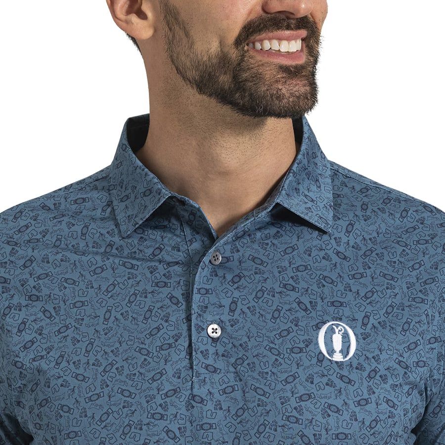 Áo Golf Nam Tay Ngắn Open Event Print 38880 | FootJoy