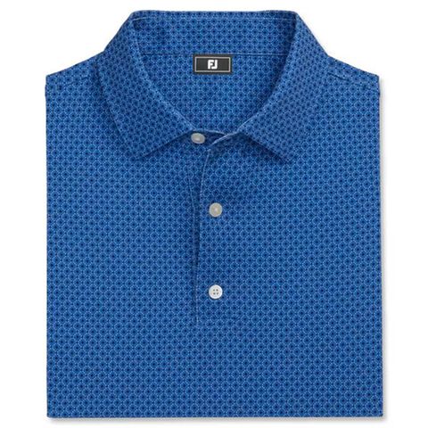 Áo golf nam tay ngắn Tonal Dot Print Lisle Royal 31490 MEGA SALE  | FootJoy