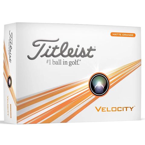 Hộp 12 bóng golf Velocity 2 lớp màu Cam MEGA SALE | Titleist