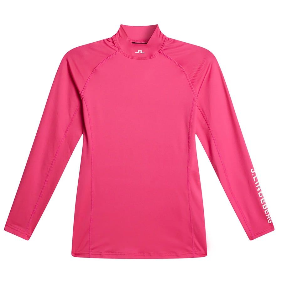 Áo golf nữ tay dài Asa Soft Compression Top Pink Peacock GWJT10711-S15