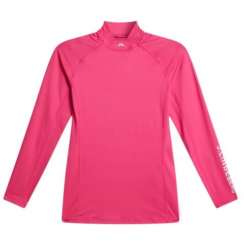 Áo golf nữ tay dài Asa Soft Compression Top Pink Peacock GWJT10711-S153 | J.Lindeberg