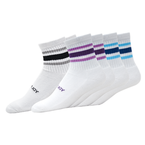 Combo 3 Đôi Vớ Golf Nữ ComfortSof Quarter Stripe 11611 | FootJoy