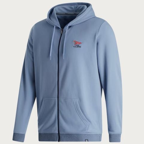 Áo Golf Tay Dài  Áo Footjoy Full-Zip Hoodie Blue 28945 | FootJoy