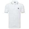 Áo Golf Tay Ngắn FootJoy Eu Sld W Trim Pique Wht W Yllw 32533 | FootJo