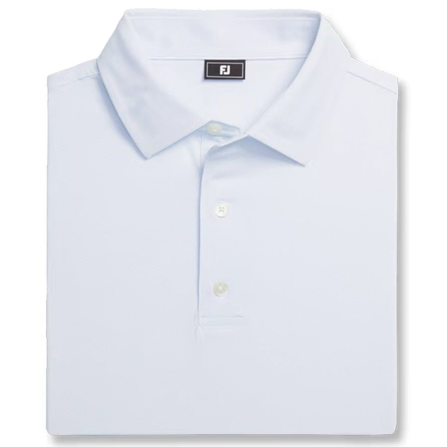 Áo golf nam tay ngắn Tonal Dot Print Lisle WHITE 37498 | FootJoy