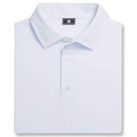 Áo golf nam tay ngắn Tonal Dot Print Lisle WHITE 37498 | FootJoy