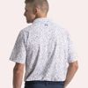 Áo Golf Tay Ngắn FootJoy Watercolor Floral Print Pique Self Collar 394