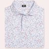 Áo Golf Tay Ngắn FootJoy Watercolor Floral Print Pique Self Collar 394