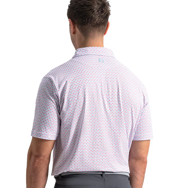 Áo Golf Nam Tay Ngắn Ginko Geo Pique 40803 | Footjoy