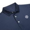 Áo Golf Nam Tay Ngắn Open Crown Lisle Shirt 43046 Navy  | FootJoy