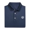 Áo Golf Nam Tay Ngắn Open Crown Lisle Shirt 43046 Navy  | FootJoy