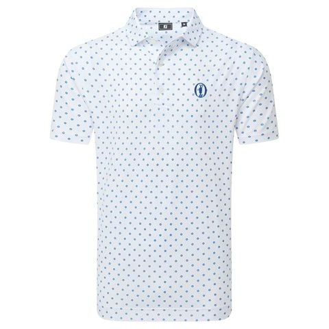 Áo Golf Nam Tay Ngắn Open Ditsy Floral Lsl 43047 White  | FootJoy