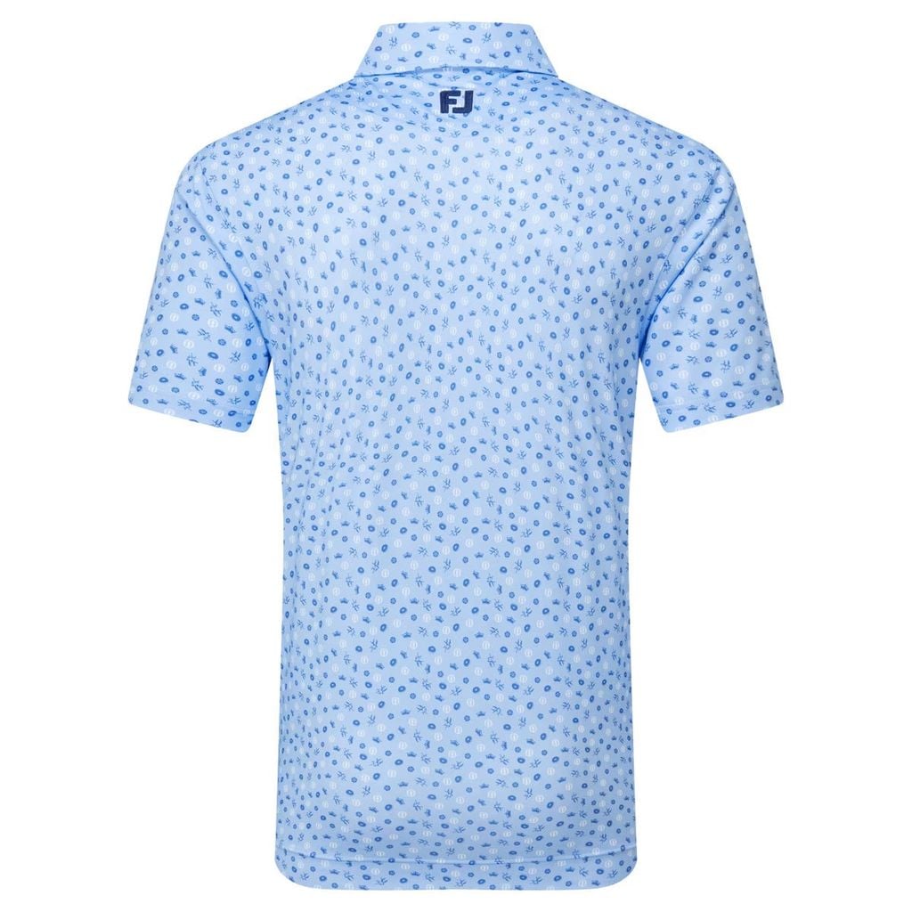Áo Golf Nam Tay Ngắn Open Lisle Lt. 43048 Blue | FootJoy