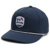 Nón kết golf nam Unstructured 5-Panel Cap Navy Golf Society 45848 | FootJoy