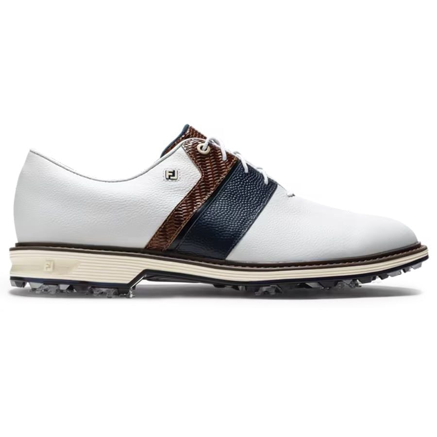 Giày golf nam Premiere Series White /Navy/Brown 54554 | FootJoy