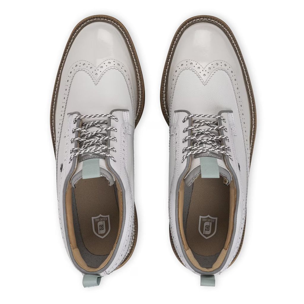 Giày Golf Nam Le26 Prem-Marquis Wht/Gry/Blu 54585 | FootJoy