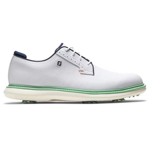 Giày golf nam FF M TRADITIONS WHT/NVY/TEL 57975 | FootJoy