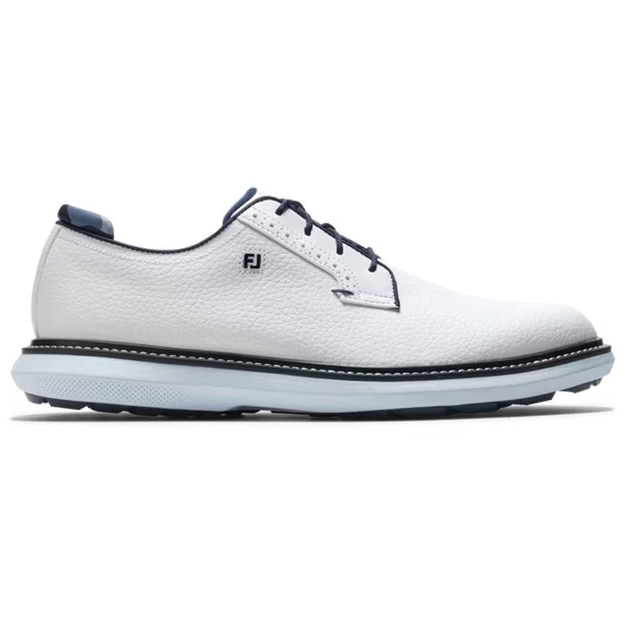 Giày golf nam TRADITIONS White /Navy/Blue 57974 | FootJoy