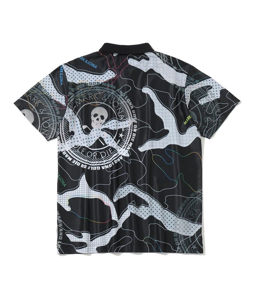 Áo Golf Nam Tay Ngắn Axon Camo Mesh Performance Polo MLM-6A-AP04 | MAR