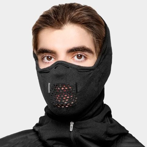 Khẩu trang Z5H Innovative Anti-Fog Half-Balaclava with Breathable 3D Air-Room BLACK | NAROO