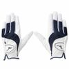 Cặp găng tay nữ EFIL GLOVES LADIES WHITE/NAVY 5MGWB55414 | Mizuno