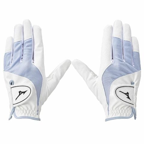 Cặp găng tay nữ EFIL GLOVES LADIES WHITE/SAXE BLUE 5MGWB55421 | Mizuno