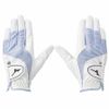 Cặp găng tay nữ EFIL GLOVES LADIES WHITE/SAXE BLUE 5MGWB55421 | Mizuno