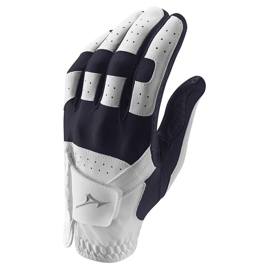 Găng tay golf nam MIZUNO MENS STRETCH GLOVE WHITE/NAVY G20STRTCHM 14 |