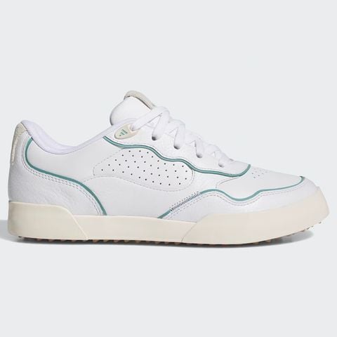 Giày golf Nữ Retrocross 25 Spikeless Golf Shoes Cloud White / Mint Ton / Off White JP8546 | Adidas