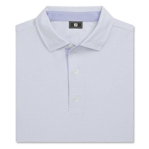 Áo Golf Tay Ngắn FootJoy Deco Diamond Print Lisle 37439 | FootJoy