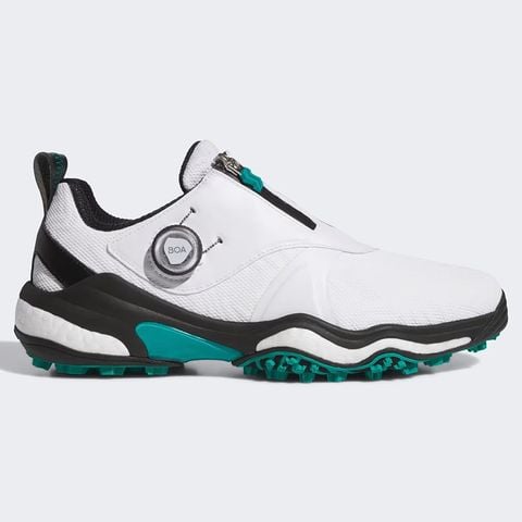 Giày golf nam Đinh Liền Codechaos Boa 25 Cloud White / Core Black / Pure Teal JI4164 | Adidas