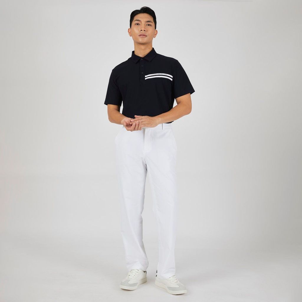 Áo golf tay ngắn nam GP121MTS33-BLCK | Le Coq Sportif